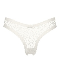 Slip brésilien V-shape Zena - Blanc, Blanc, coloris