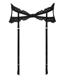 Porte-jarretelles Nisha - Noir, Noir, coloris