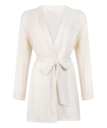 Kimono Satin - Blanc, Blanc, coloris