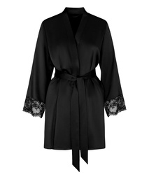 Kimono Satin - Noir