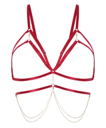 Brassière chain Top - Rouge, Rouge, coloris