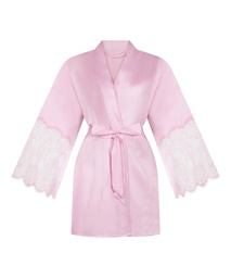Kimono Satin - Rose, Rose, coloris