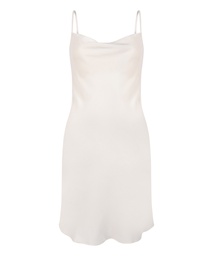 Robe nuisette en satin Minimal - Blanc, Blanc, coloris