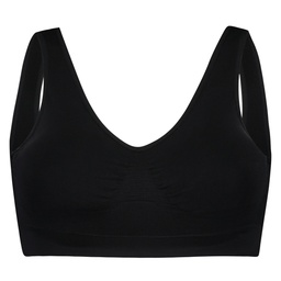 Top basic sans coutures - Noir, Noir, coloris