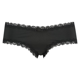V-Shaped Microfibre Brazilian - Black, Noir, coloris