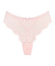Heira High Leg Brazilian - Pink, Rose, coloris