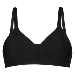 Soutien-gorge sans armature non-préformé - Noir, Noir, coloris
