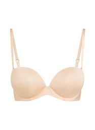 Soutien-gorge maximiseur préformé sans bretelles - Beige, Beige, coloris