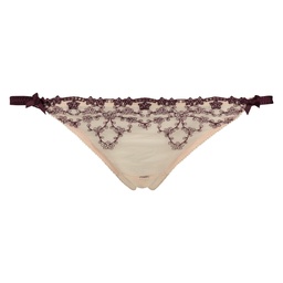 Thong Embroidered - Pink, Rose, coloris