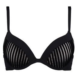 Soutien-gorge à armatures préformé push-up Pia - Noir