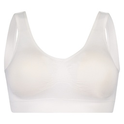 Top basic sans coutures - Blanc, Blanc, coloris