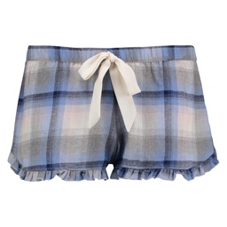 Pyjama shorts Check - Blue, Bleu, coloris
