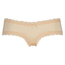 V-Shaped Microfibre Brazilian - Beige, Beige, coloris