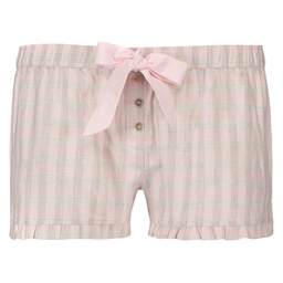 Pyjama shorts Check - Gray, Gris, coloris