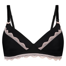 Juno Padded Nursing Bra - Black, Noir, coloris