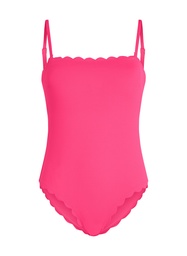 Maillot de bain Bandeau Scallop - Rose, Rose, coloris