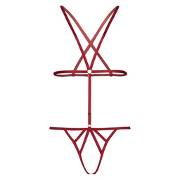 Narelle Playsuit - Red, Rouge, coloris