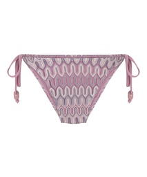 Bas de bikini à jambe haute Cali - Rose