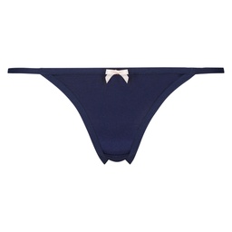 Lace Back Micro Cheekini - Blue, Bleu, coloris