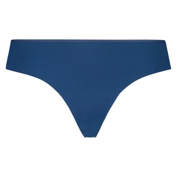 Lace Back Invisible Thong - Blue, Bleu, coloris