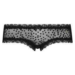 Star Flock V-Shaped Brazilian - Black, Noir, coloris