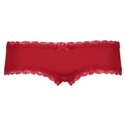 V-Shaped Microfibre Brazilian - Red, Rouge, coloris