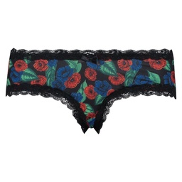 V-Shaped Microfibre Brazilian - Black, Noir, coloris