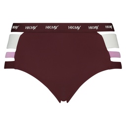 HKMX Cheeky High Bikini Bottoms - Red, Rouge, coloris