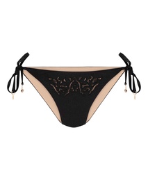 Bas de bikini Boho Cheeky - Noir, Noir, coloris