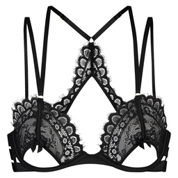 Peaches Non-Padded Underwired Bra - Black, Noir, coloris