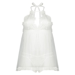 Lace Babydoll - White, Blanc, coloris