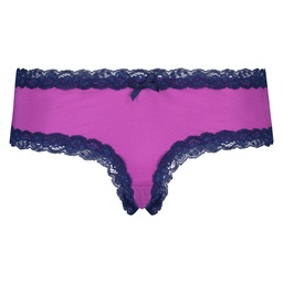 V-Shaped Microfibre Brazilian - Pink, Rose, coloris