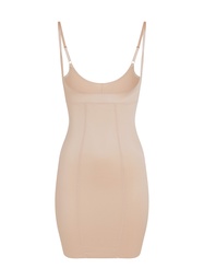 Robe sculptante en dentelle scuba - Beige, Beige, coloris