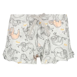 Jersey Pyjama Shorts - Gray, Gris, coloris