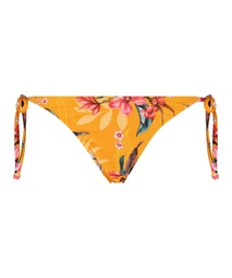 Orchid Brazilian tanga bikini bottoms - Yellow, Jaune, coloris
