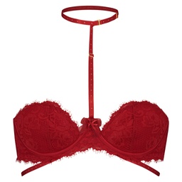 Adele padded underwired bra - Red, Rouge, coloris