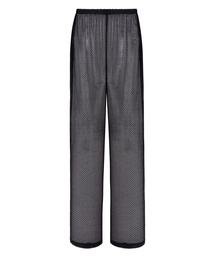Pantalon de plage en maille - Noir, Noir, coloris