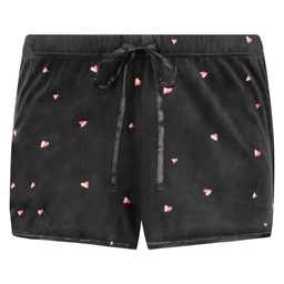 Velvet hearts shorts - Black, Noir, coloris