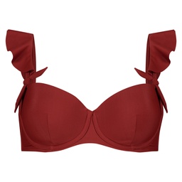 Padded underwired bikini top Paramaribo I AM - Red, Rouge, coloris