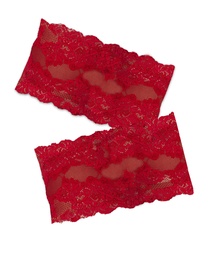 Lace Thigh Bands - Red, Rouge, coloris