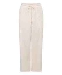 Pantalon Fluffy Fleece - Beige, Beige, coloris