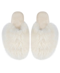 Pantoufles Isabella - Blanc