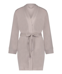 Peignoir court en jersey Essentials - Beige, Beige, coloris