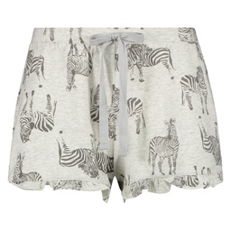 Jersey Pyjama Shorts - Gray, Gris, coloris