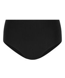 Slip brésilien taille haute Invisible - Noir, Noir, coloris