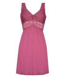 Nora Lace Slip Dress - Pink, Rose, coloris
