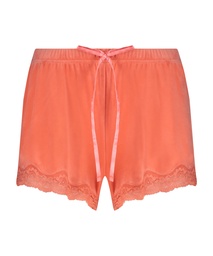 Velvet lace shorts - Pink, Rose, coloris