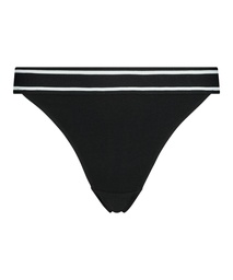 Casey Cotton Thong - Black, Noir, coloris