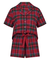 Pyjama set Twill - Rouge, Rouge, coloris