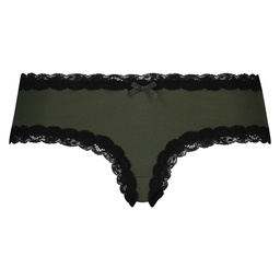 V-Shaped Microfibre Brazilian - Green, Vert, coloris